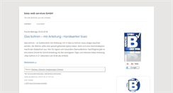 Desktop Screenshot of buez-web-services-gmbh.ch