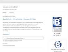 Tablet Screenshot of buez-web-services-gmbh.ch